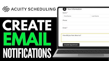 How to Create Email Notifications on Acuity Scheduling 2025 (EASY GUIDE)
