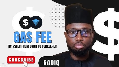 GAS FEE TRANSFER FROM BYBIT TO TONKEEPER