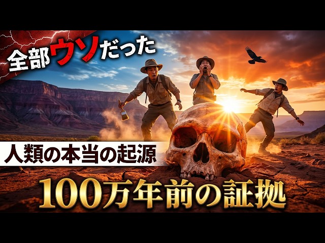 【ゆっくり解説】100万年前の頭蓋骨が「人類の歴史」をすべて書き換えた…科学者たちが震えた禁断の発見【眠れる世界史】