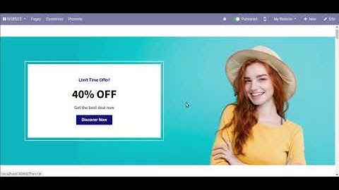 Banner Snippet Odoo, Banner Blocks Odoo