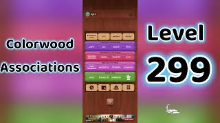Colorwood Associations Level 299 Answers 🧩✨ | Go Answer