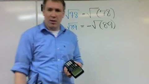 Algebra 2 -- Lesson 5.5 -- Radical Expression (Part I)