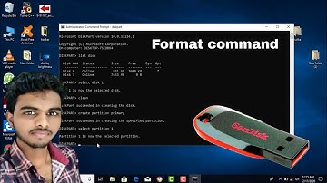How To Format USB/SD Card/Hard Disk Using CMD || how to format usb drive in command prompt in hindi