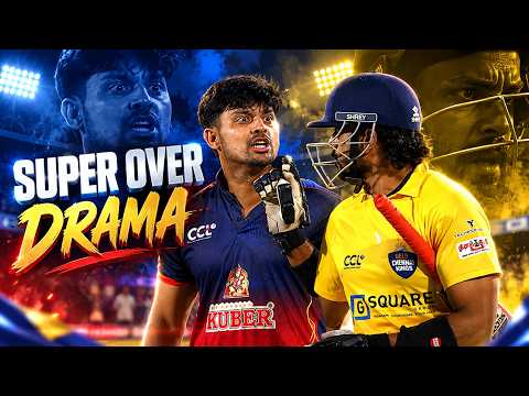 SUPER OVER DRAMA! Vikranth & Rahul Mazumdar Go Head-to-Head | CCL Highlights | Cricket Highlights