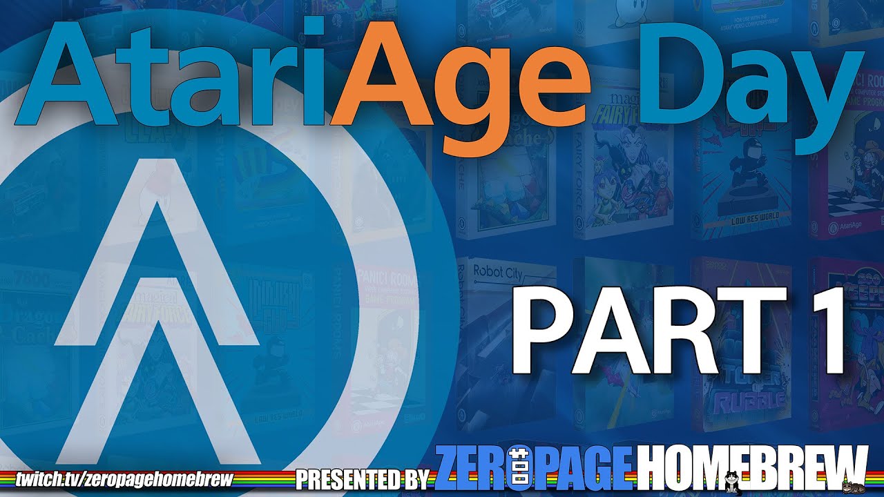AtariAge Day (Part 1): New Homebrew Unboxing + Developer Interviews (2600/5200/7800/8-bit/Jaguar)