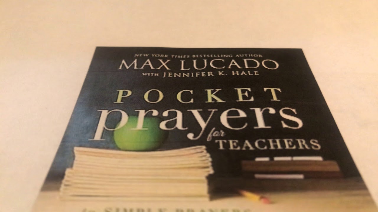 Pocket prayers for teachers 1 youtube