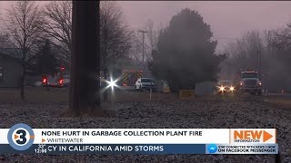 None injured in fire at John's Disposal in Whitewater