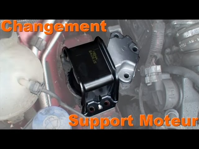 Changer un support moteur arrière 