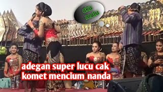 cak Komet mencium nanda.#komet #nanda #dagelan_lucu