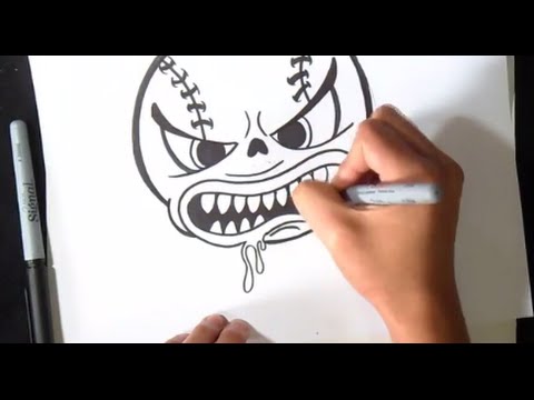 Come Disegnare Palla Graffiti Youtube