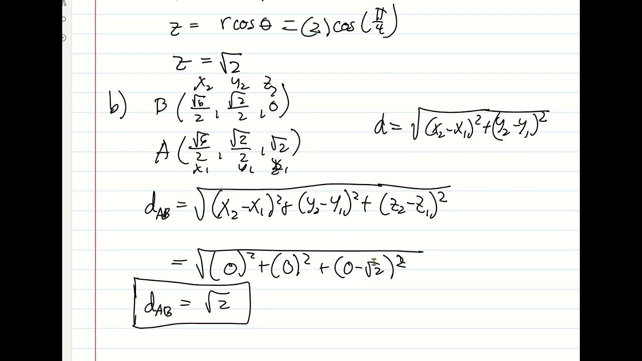 EE126 Chapter I Examples (The Coordinate Systems) YouTube