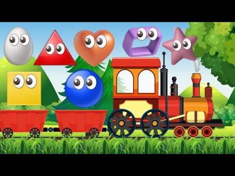 Learn Shapes Circle, Triangle, Square, Rectangle & more | Learn Colors ...