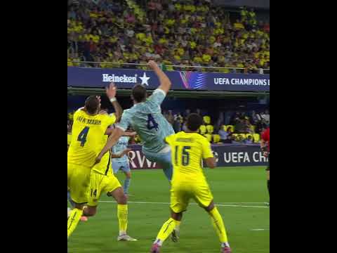 GATTI WITH THE BICYCLE KICK 🔥 #championsleague  #highlights #football #shorts