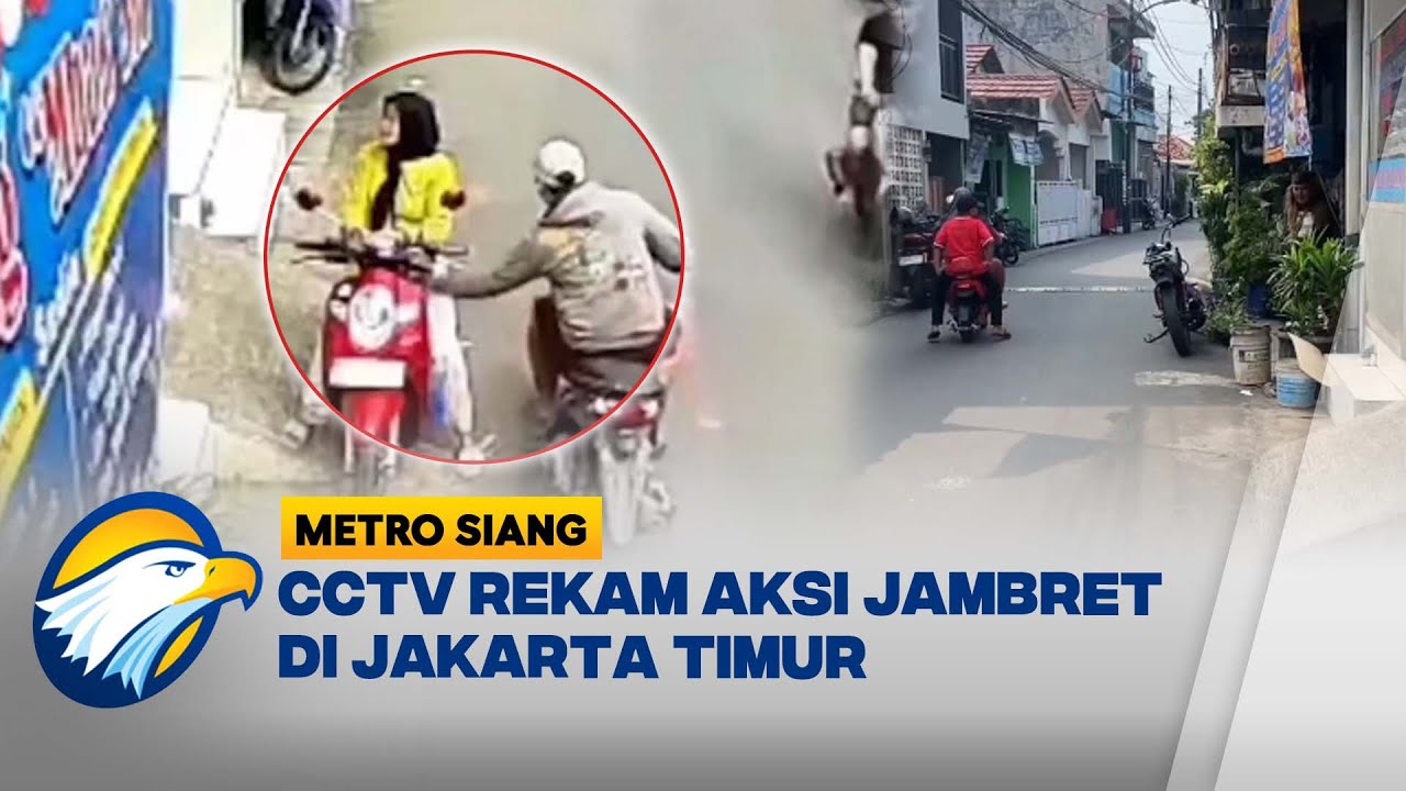 Pelaku Jambret Tas Isi Rp6 Juta di Jakarta Timur - [Metro Siang]