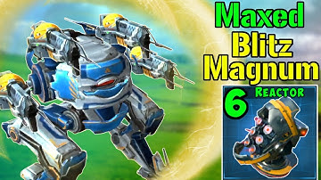 Monster MAGNUM BLITZ Mk2 with Max Damage Modules - War Robots Gameplay WR