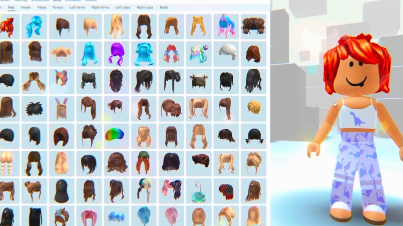 ROBLOX HAIR WITH 5 ROBUX! 