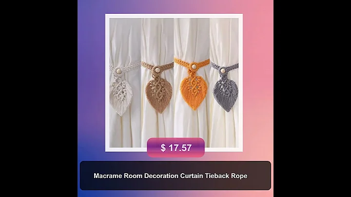Macrame Room Decoration Curtain... #HOMEDECOR #KITCHENESSENTIALS #LIGHTING #LAMPS #RUGS #SMARTDEVIC…