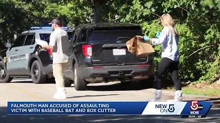 Man seriously injured in box cutter, baseball bat attack near Falmouth pond