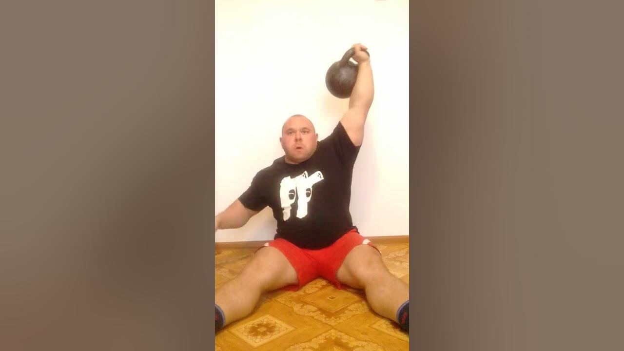 Французский жим гири