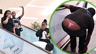 MAN THONG PRANK ON THE ESCALATOR...5