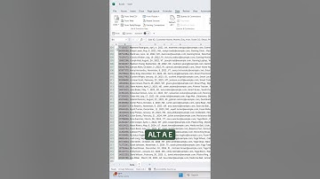 How to clean messy CSV data using Text to Columns. 🤯 #excel #tutorial