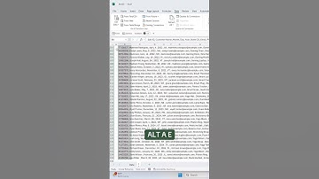 How to clean messy CSV data using Text to Columns. 🤯 #excel #tutorial