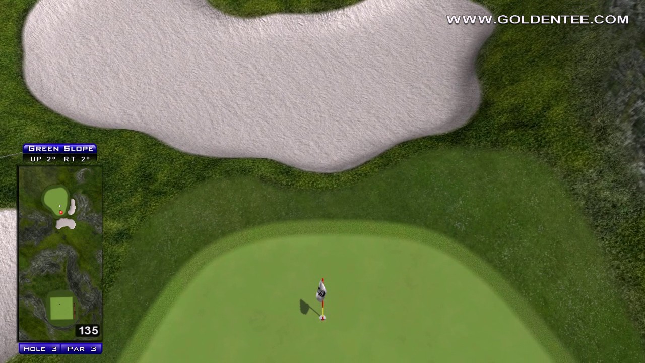 Golden Tee Great Shot on Juniper Falls!