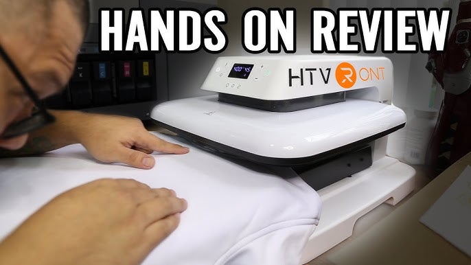 Unbox this Auto Heat Press from @HTVRONT with me! 📦 I've wanted a he