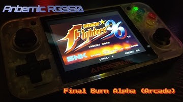 Anbernic RG350 Arcade Emulation Test (Final Burn Alpha) (2021)