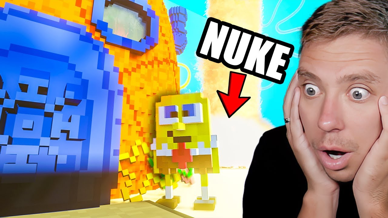 Когда сбросил ядерную бомбу на дом Губки Боба..