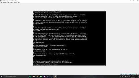 Konfigurasi FTP Server pada Ubuntu Server