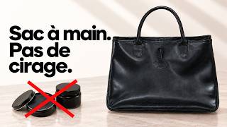 How to restore a damaged black leather bag? Bōme