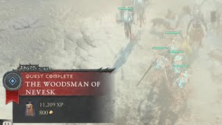 Woodsman of Nevesk Quest, Diablo IV