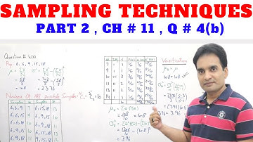 ICS Part 2 | Ch # 11 | Ex # 11.2 | Q # 4(b) | Muhammad Usman | Easy Statistics | In Urdu Hindi Eng