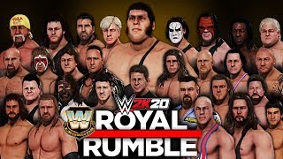 30 man royal rumble match in wwe 2k20, but with legends only! huge
thanks to rom for the commentary! subscribe here:
https://www./channel/ucmakjwp...