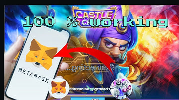 how to connect your metamask wallet to castle crush in game in mobile.