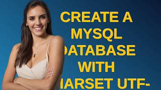 Dba: Create a MySQL database with charset UTF-8 Dba Tvp Vs Json Vs Xml As Input Parameters In Sql Server