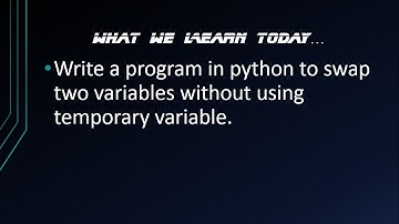 Pro:-2 Write a program in python to swap two variables without using temporary variable.