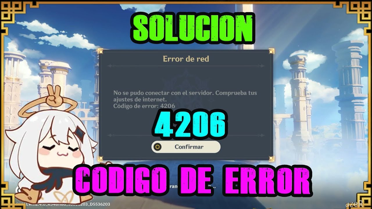 solucion-codigo-de-error-4206-genshin-impact-latino-youtube