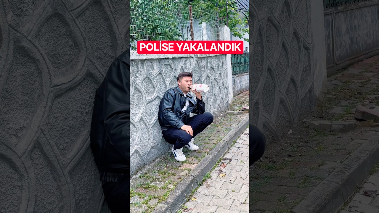 POLİS YAKALADI ! 🤣.                #polis #sarhoş #komik #parodi