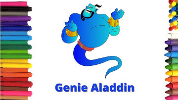 How to draw Genie - easy steps for beginners "2d"