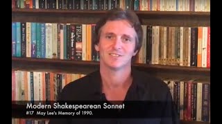 Modern Shakespearean Sonnet 17. May Lee's Memory of 1990, by Andrew Barker