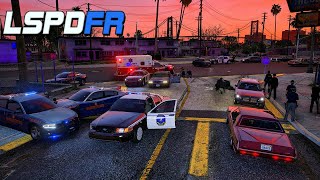 Huge Shootout in South LS | GTA 5 LSPDFR