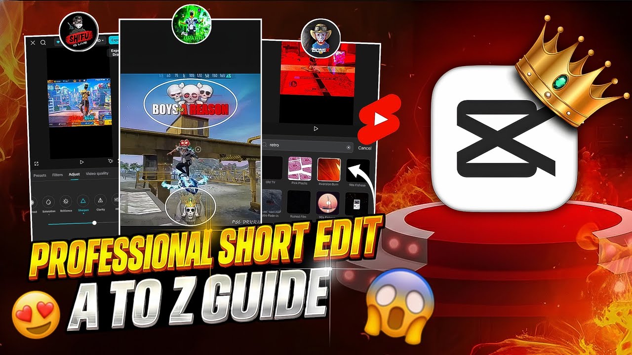 How to Edit Professional Free Fire Shorts Like Bonex & PGL Dark | A to Z Guide 🔥
