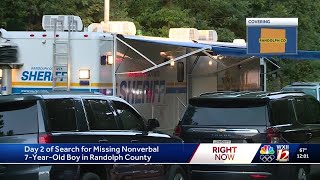 Search for missing 7-year-old continues in Randolph Co.