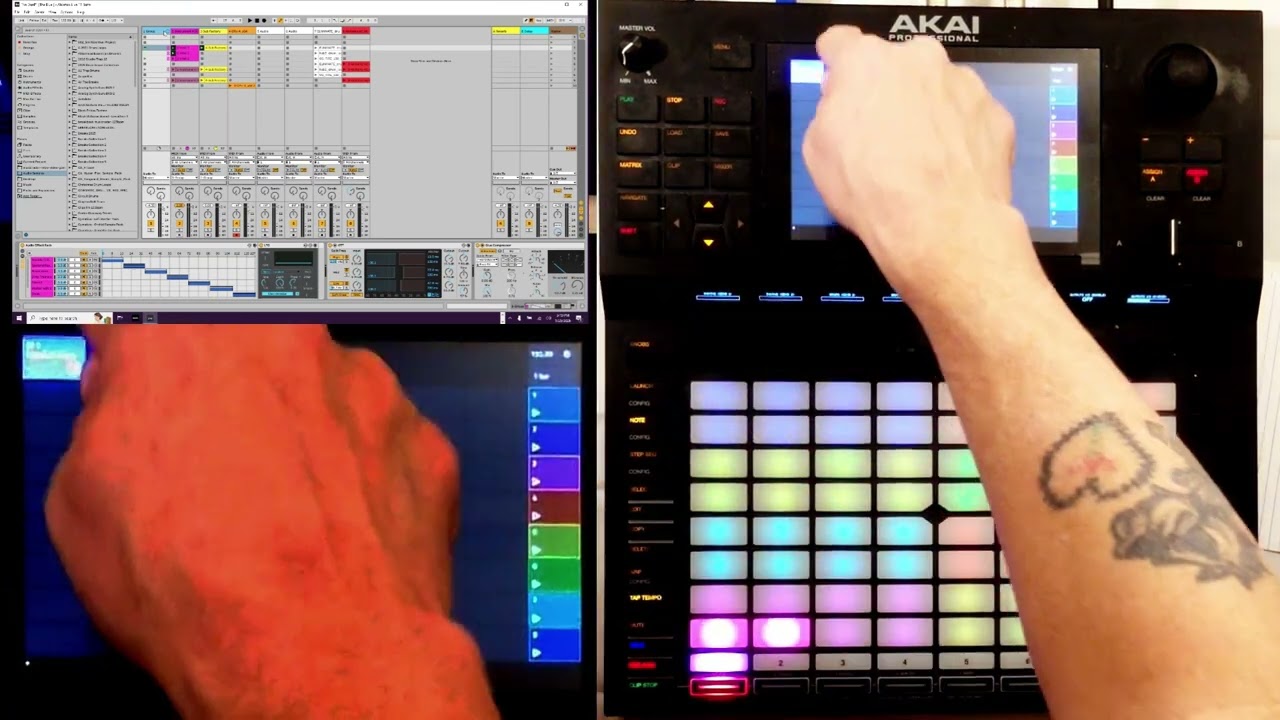 Akai Force Arrangement Tip - Quickly Assign Clips to Pads in a Drum Program | SnowMetal firmware 3.7