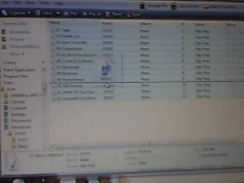 How toput music on a mp3 player from u torrent