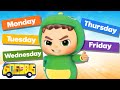 Days Of The Week Song🚌 | Learn With GoGoBus | Fun Kids Song