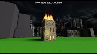 Pooja Entertainment Destroyed City Background