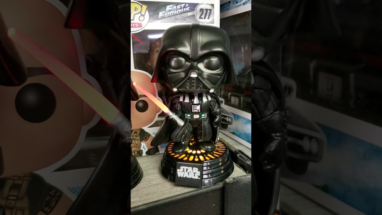 Lights and sounds Darth Vader Funko Pop